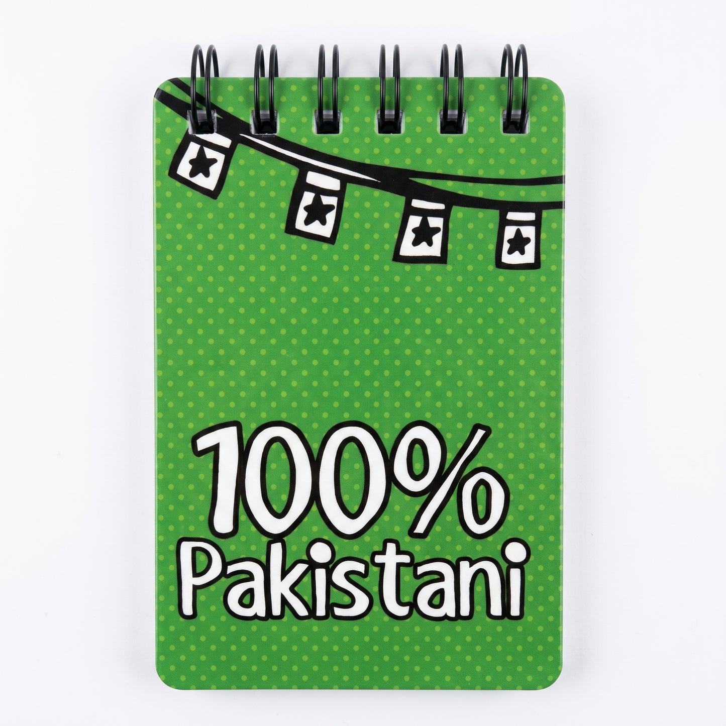 100% Pakistani Green Notepad