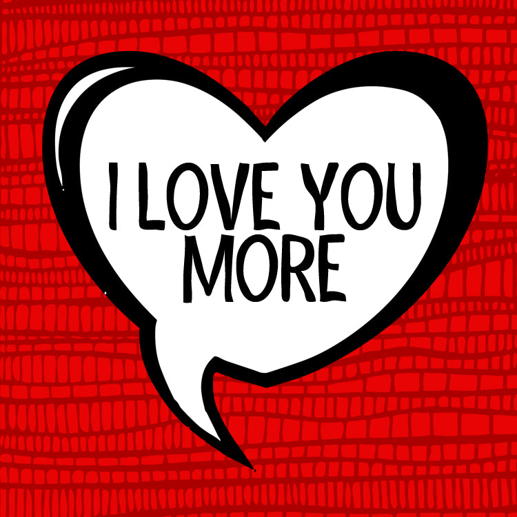 I Love You More Magnet
