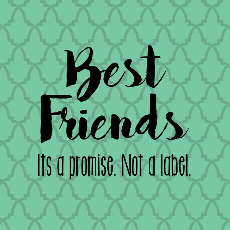 Best Friends Green Magnet