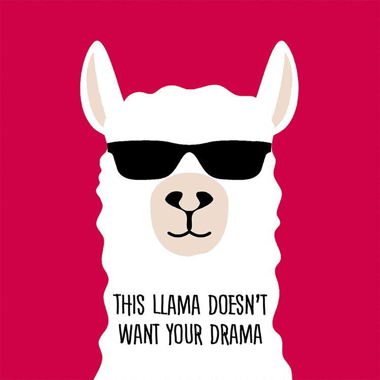 This Llama Doesn't Want Your Drama Magnet