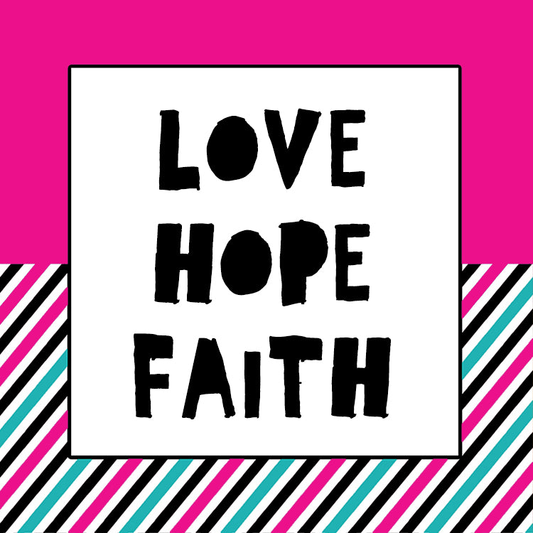 Love Hope Faith Magnet
