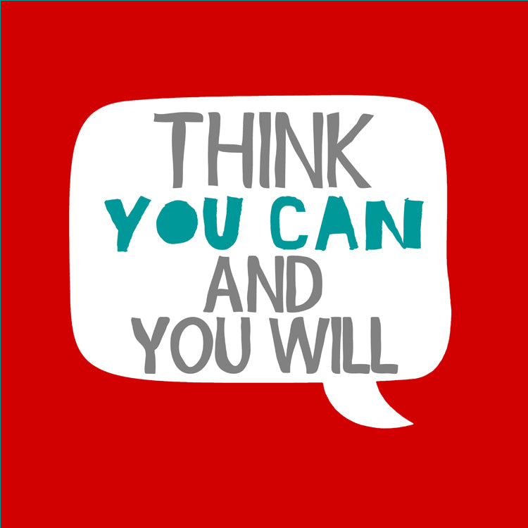 Think you Can And You Will Red Magnet