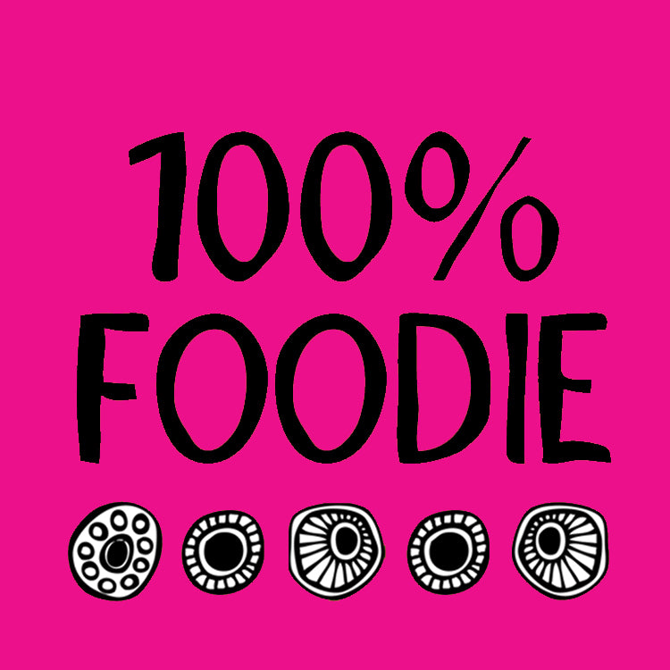100% Foodie Pink Magnet