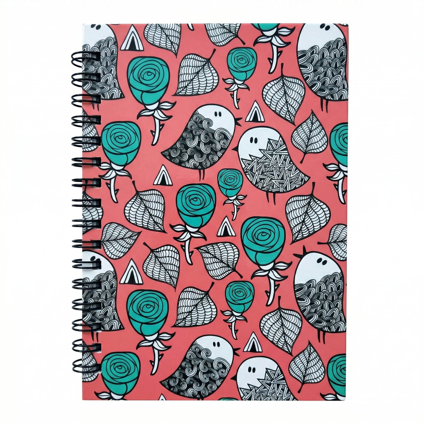 Birds and Leaves Notebook
