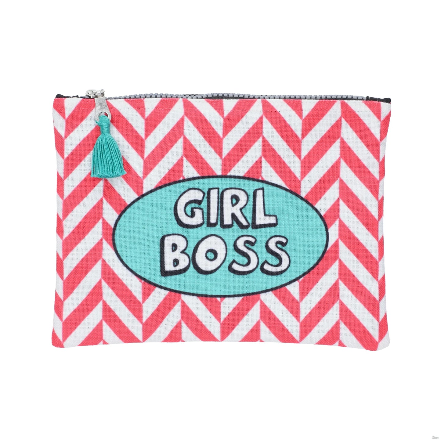 Boss girl Zipper Bag Pink