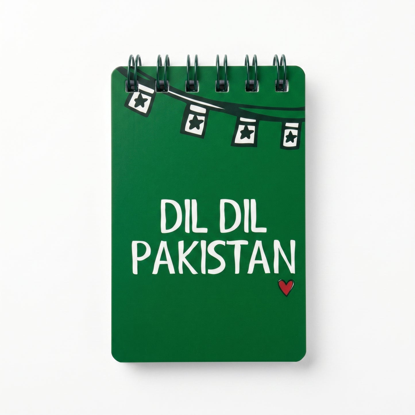Dil Dil Pakistan Green Notepad