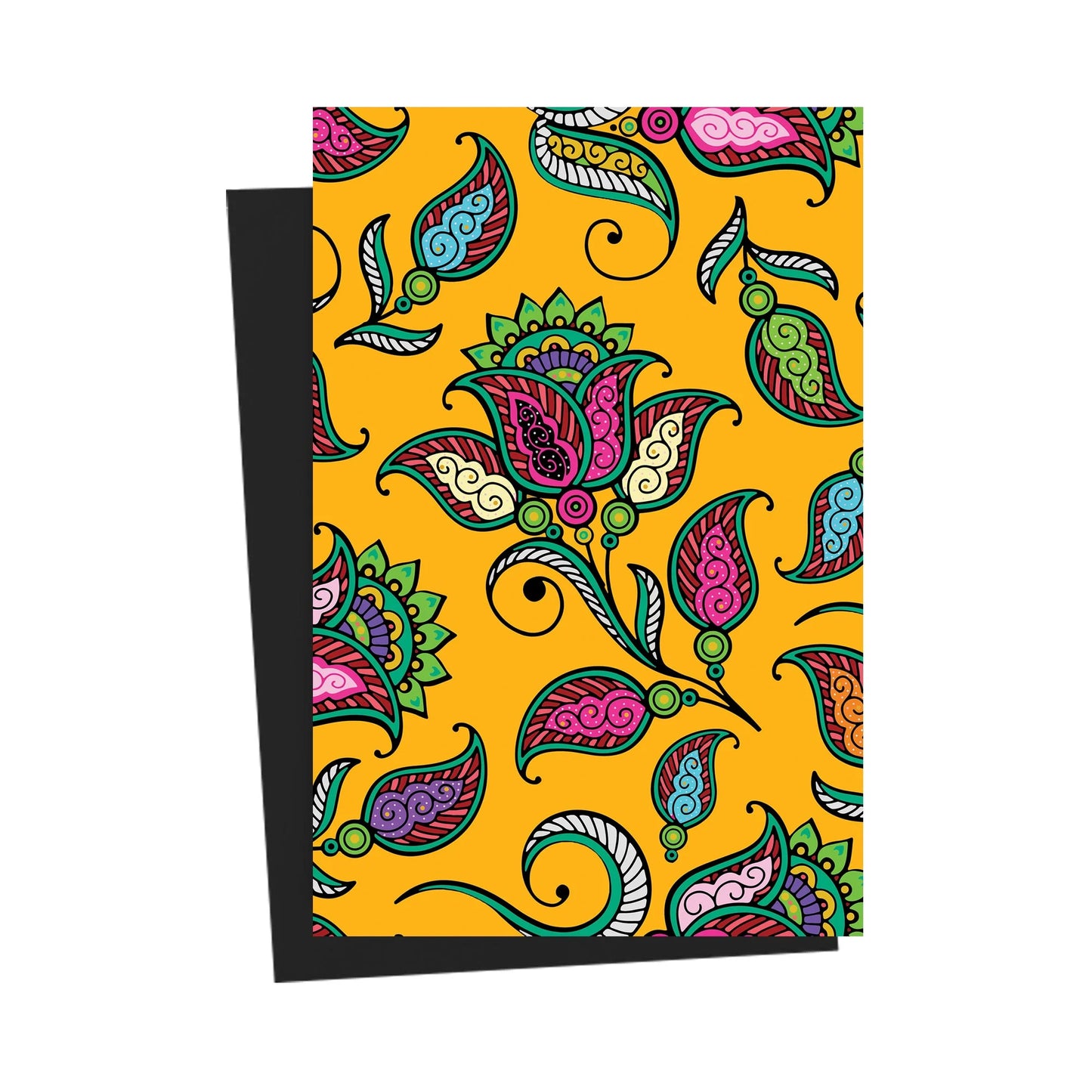 Yellow Floral Greeting Card