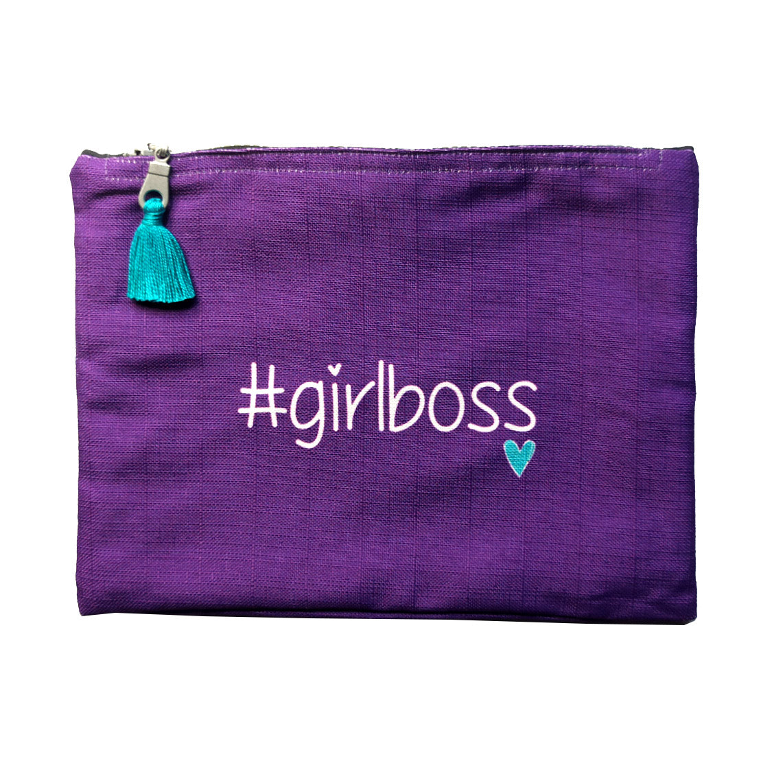 #girlboss Purple Zipper