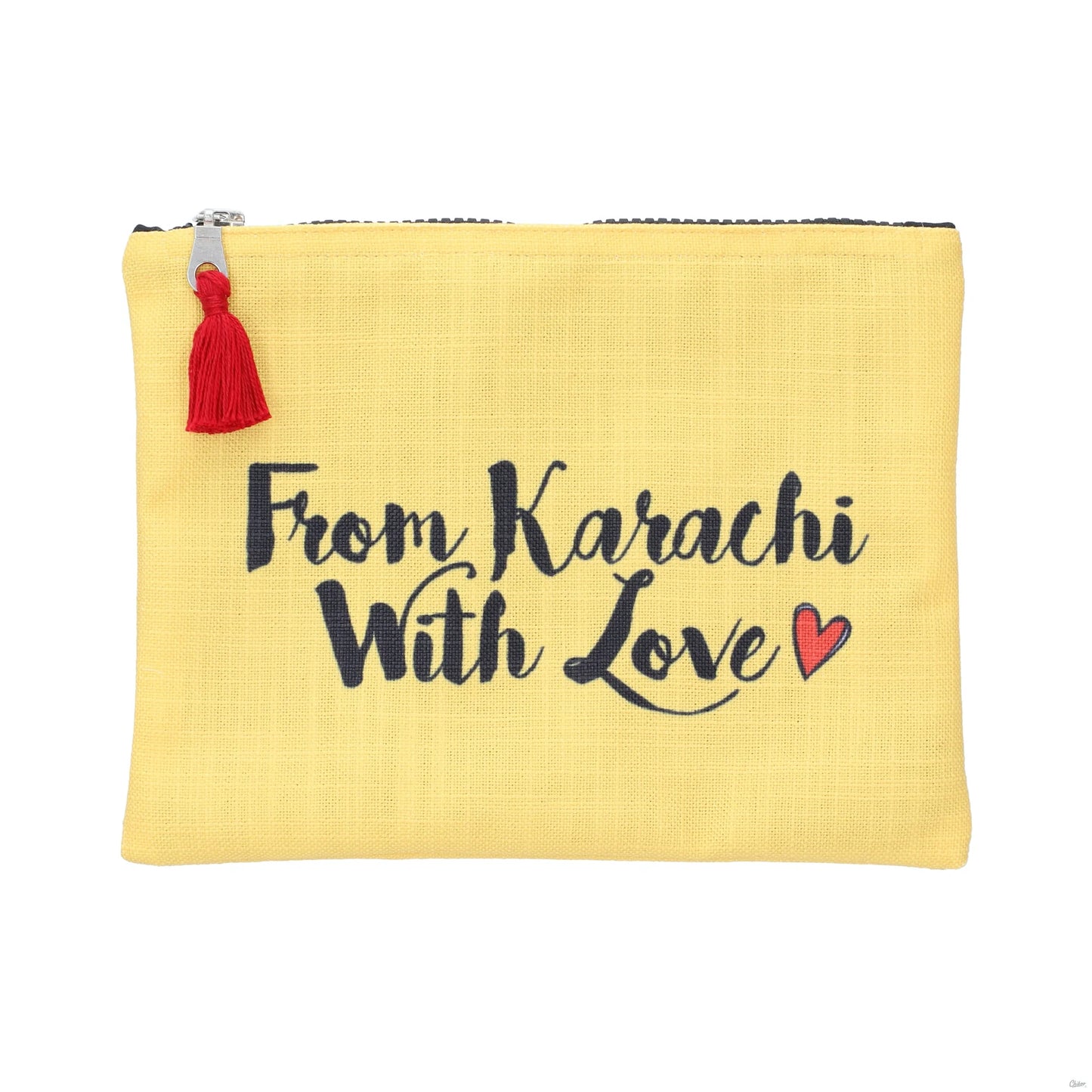 From Karachi With Love Zipper Yellow
