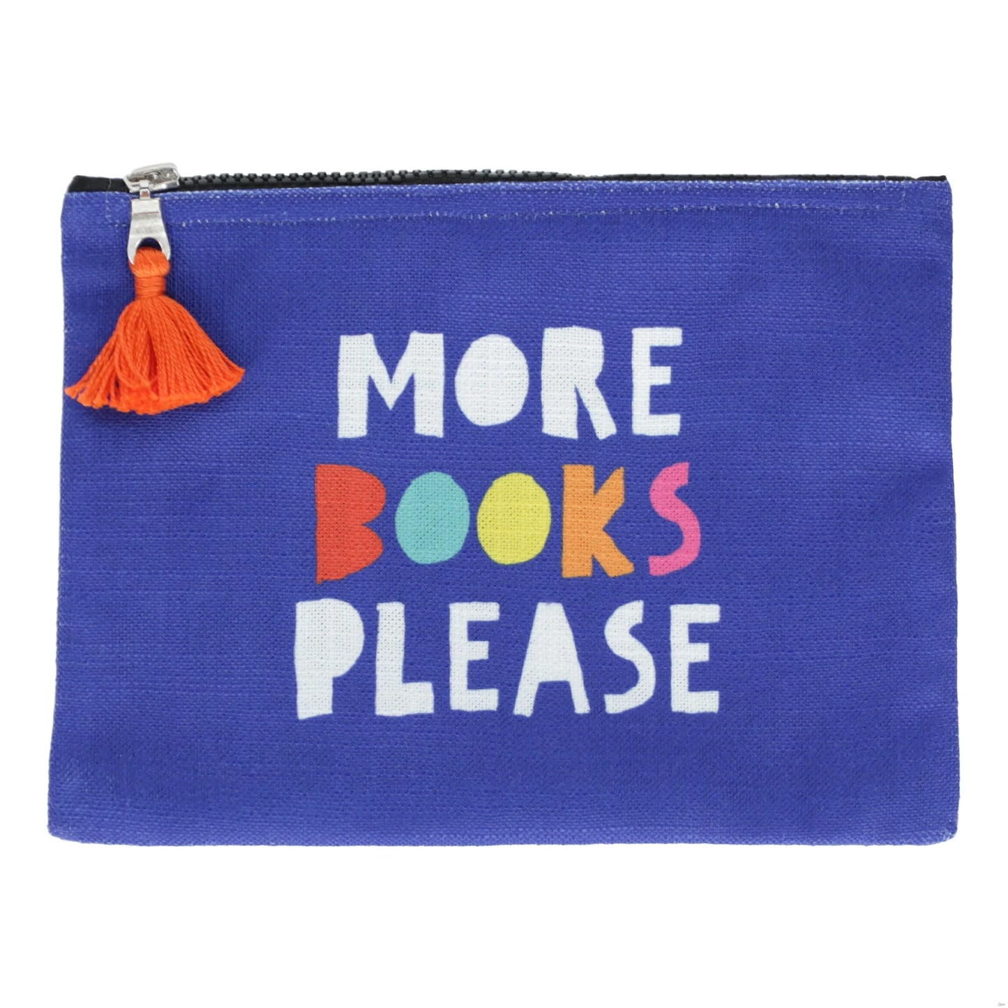 More Books Please Blue Zipper