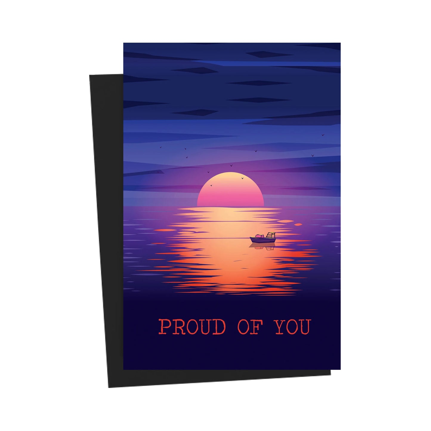 Proud Of You Sunset Greeting Card
