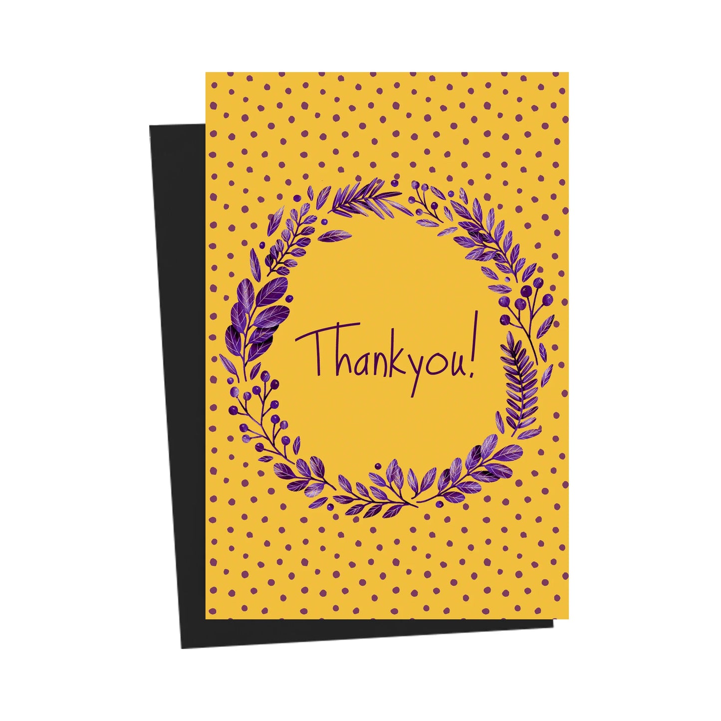 Thank You Yellow Greeting Card