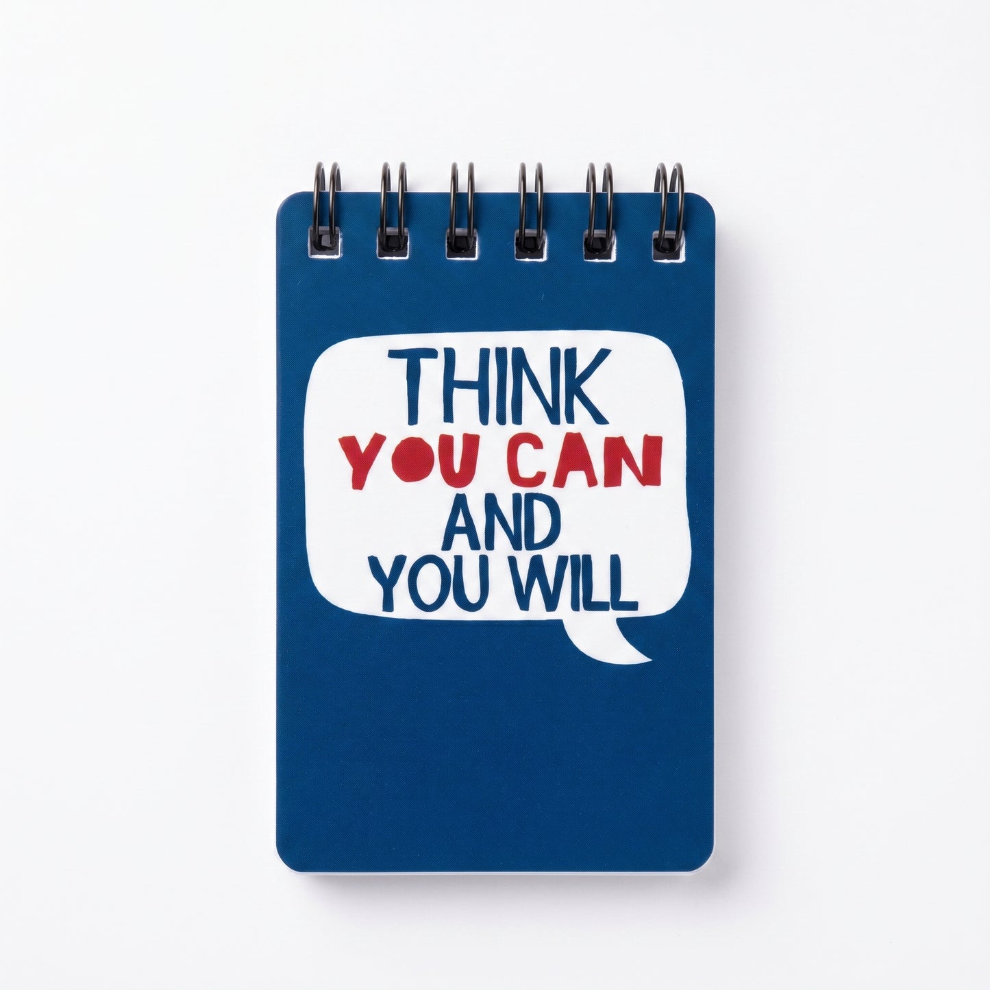 Think You Can And You Will Blue Notepad