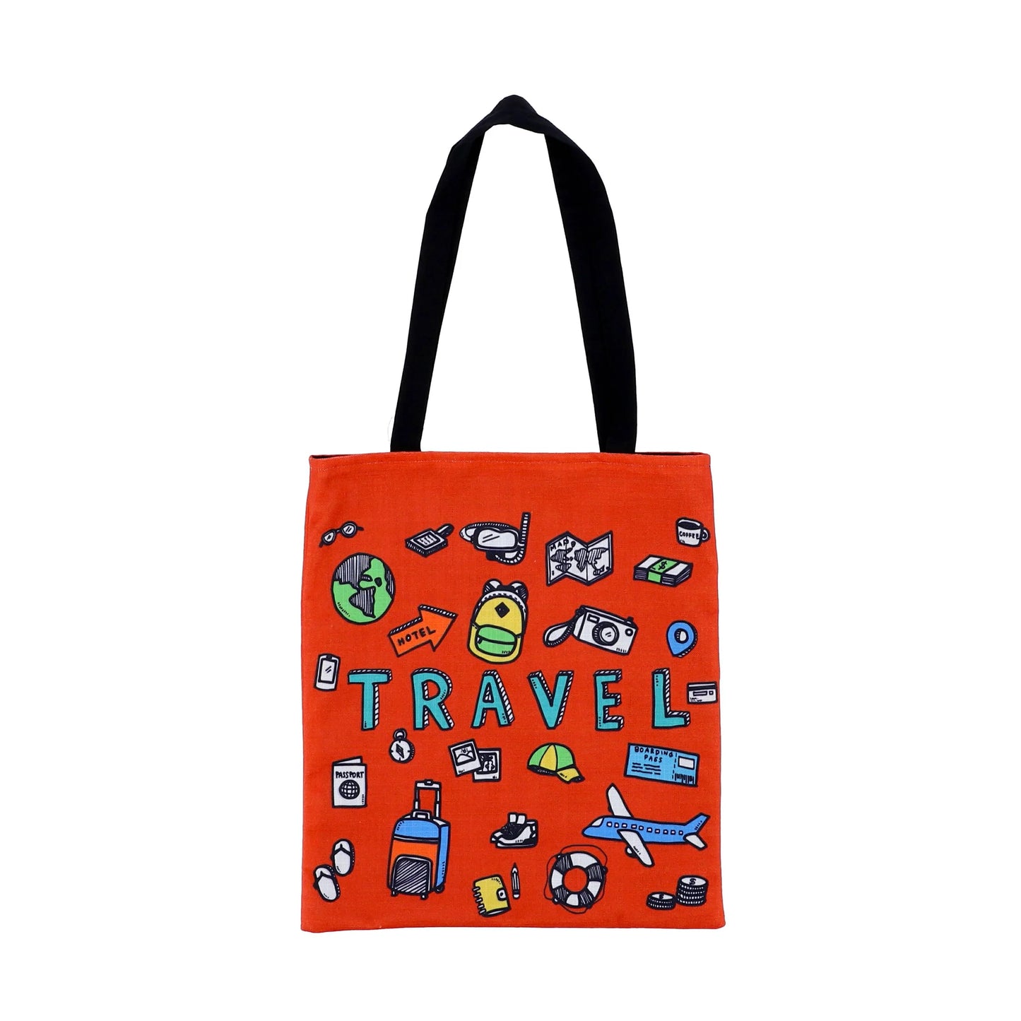 Travel Orange Totebag