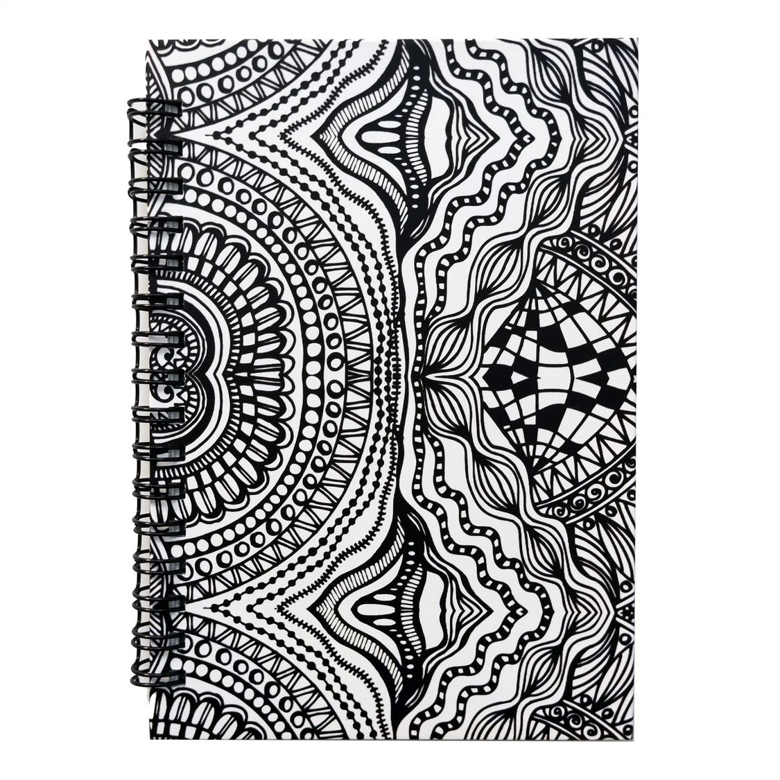 Doodled Black And White Notebook 1