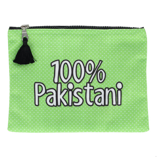 100% Pakistani Green Zipper