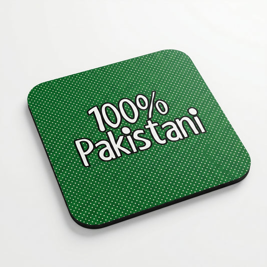 100% Pakistani Green Coaster