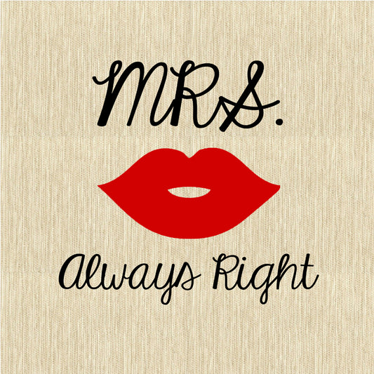 Mrs Always Right Magnet