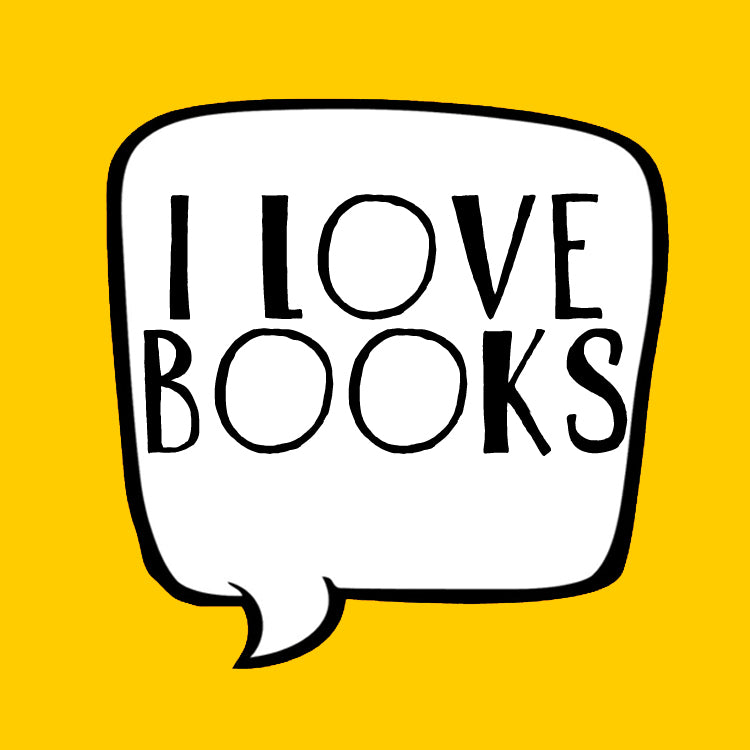 I Love Books Yellow Magnet