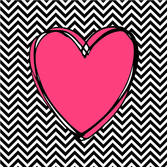 Pink Heart Magnet