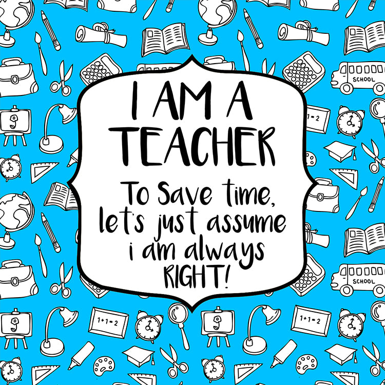 I Am A Teacher What's Blue Magnet