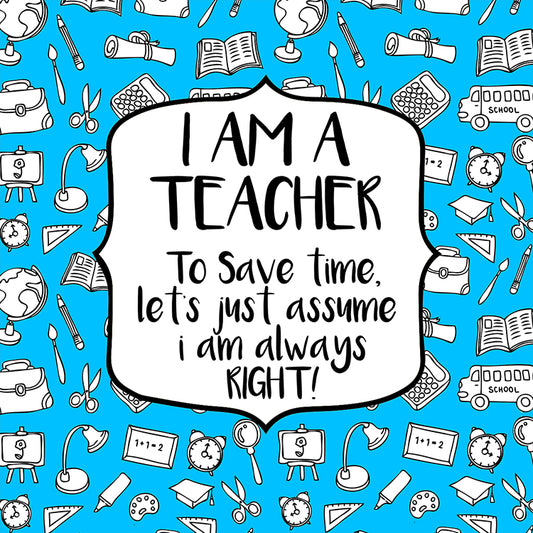 I Am A Teacher What's Blue Magnet