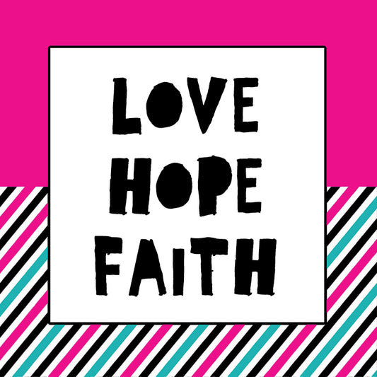 Love Hope Faith Magnet