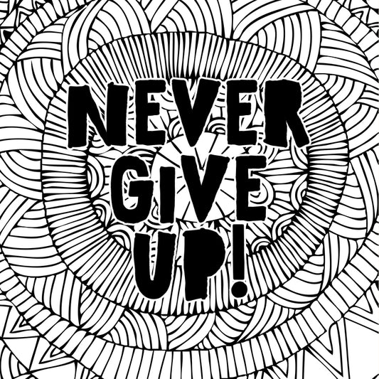 Never Give Up Magnet