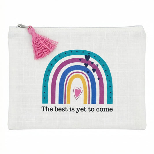The Best Is Yet To Come Rainbow Zipper