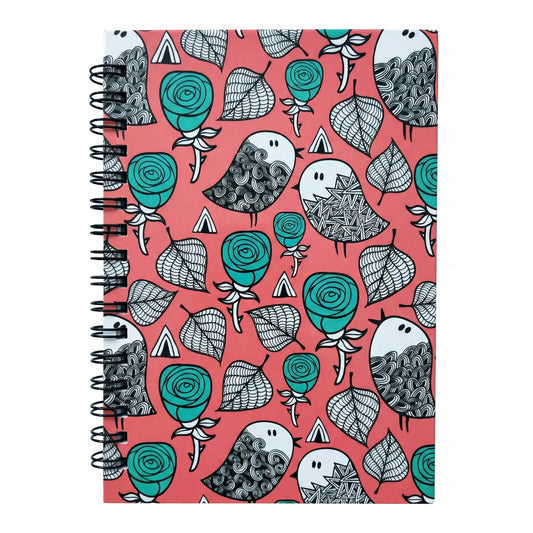 Birds and Leaves Notebook