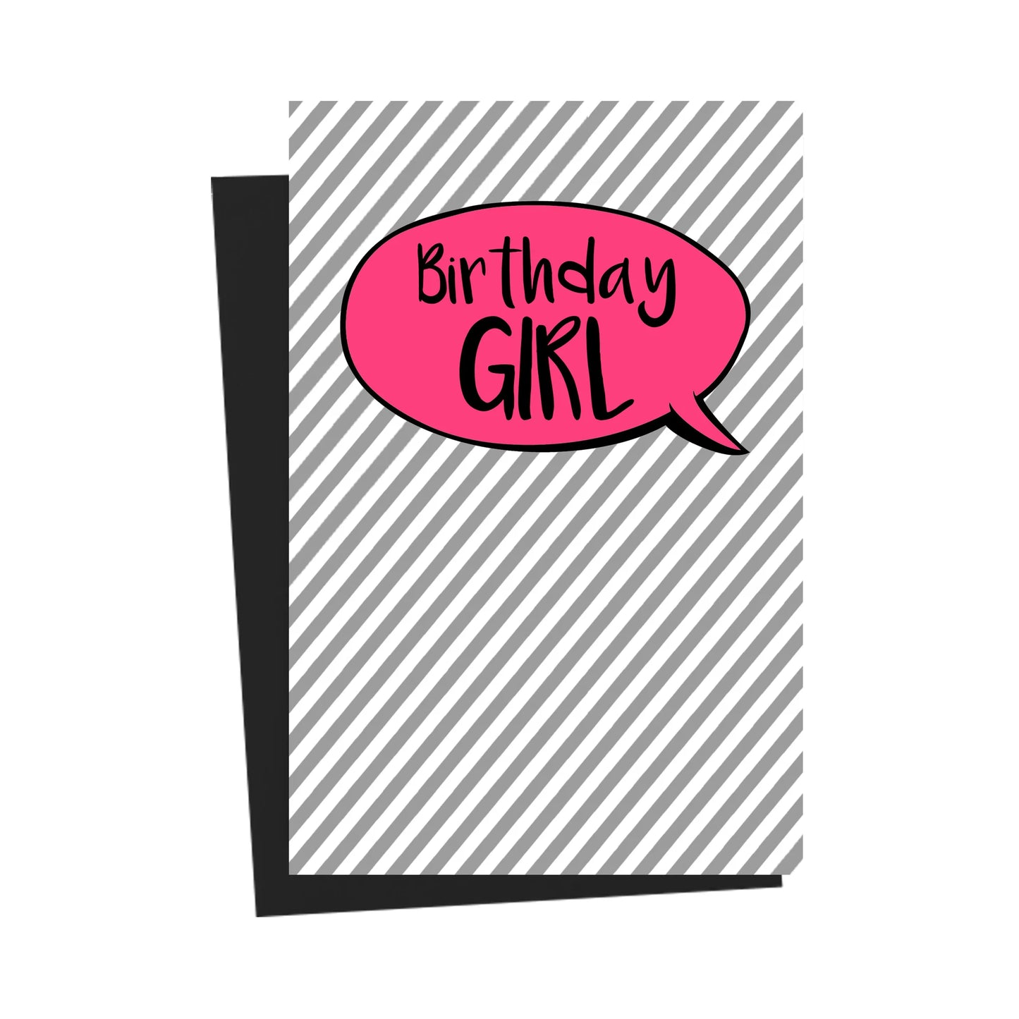 Birthday Girl Pink Greeting Card