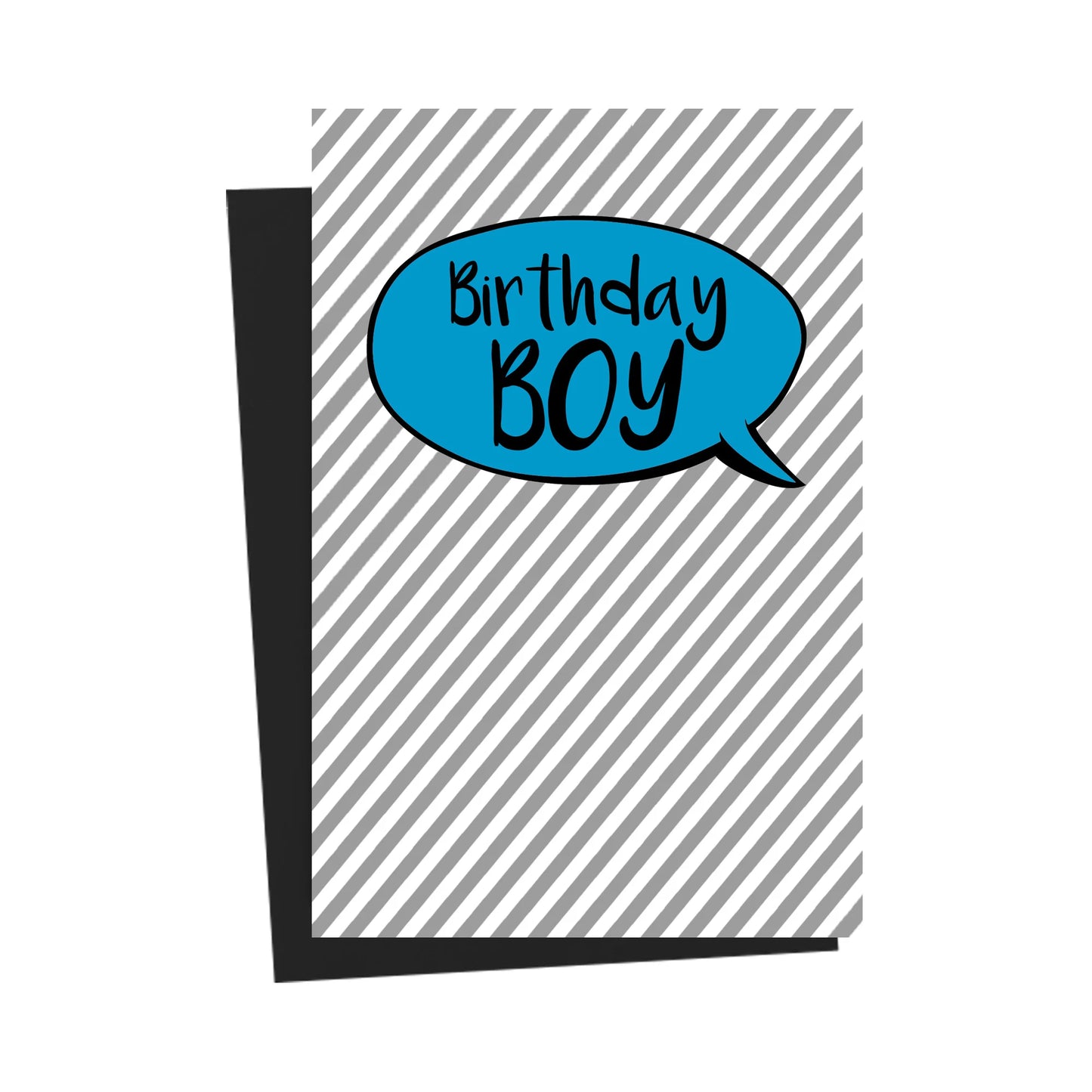 Birthday Boy Blue Greeting Card