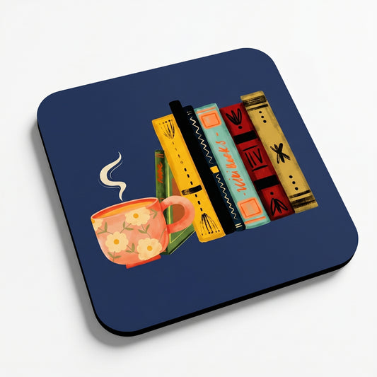 Coffee Books Coaster