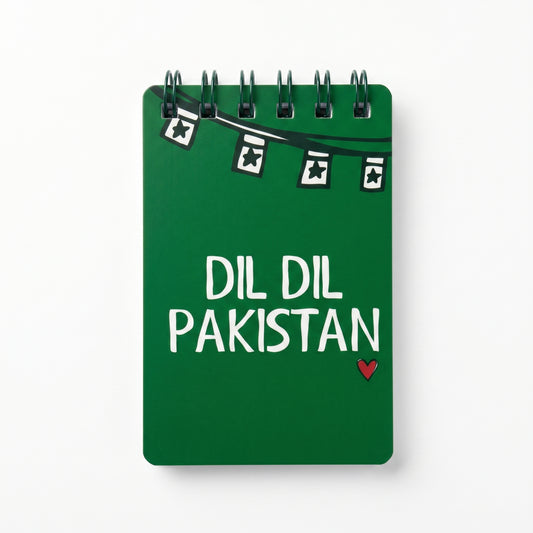 Dil Dil Pakistan Green Notepad