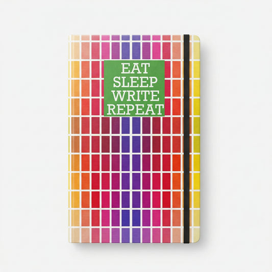 Eat Sleep Write Repeat A5 Journal