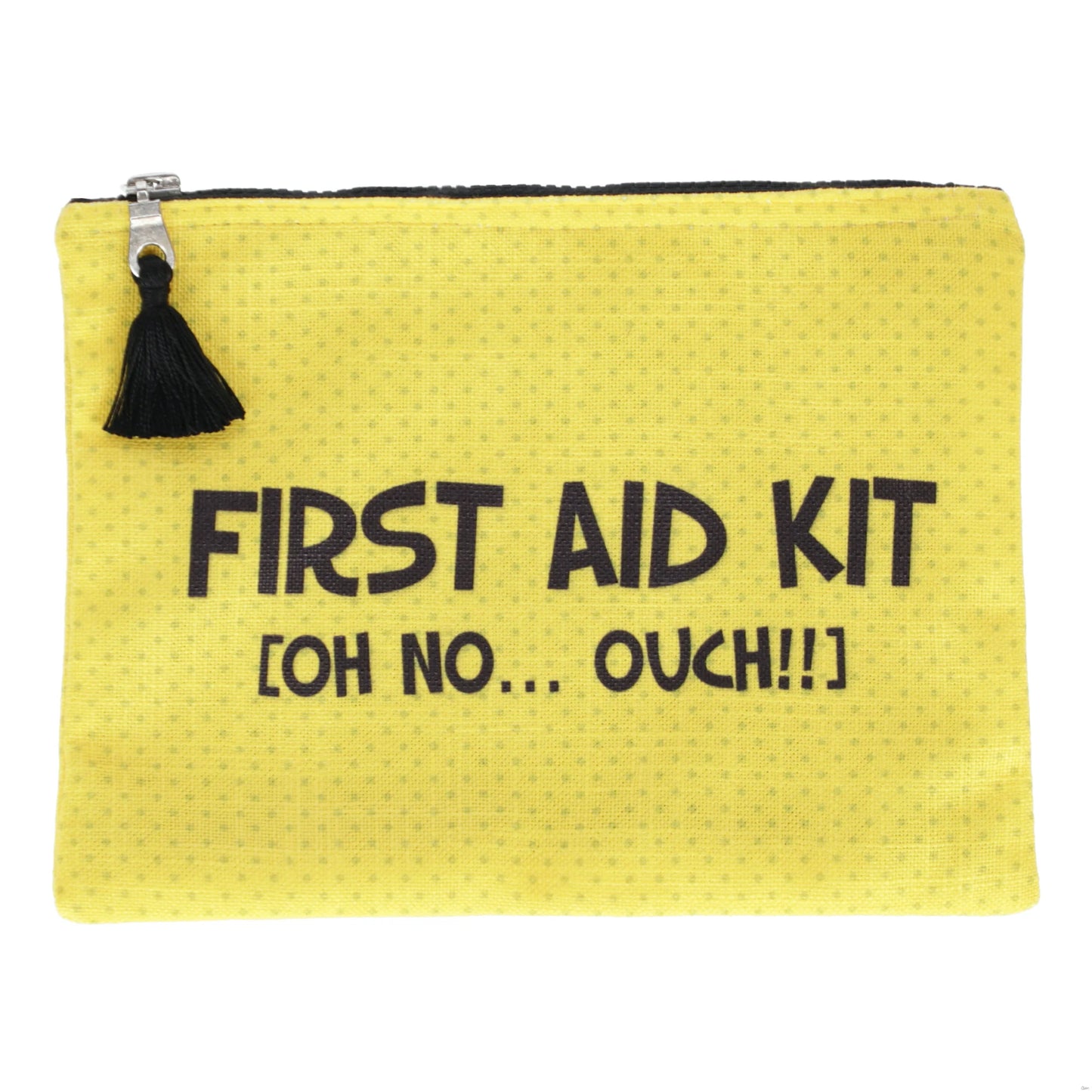First Aid Kit Yellow Zipper