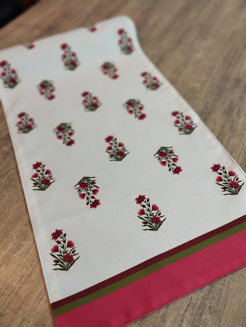 Floral Booti - Table runner