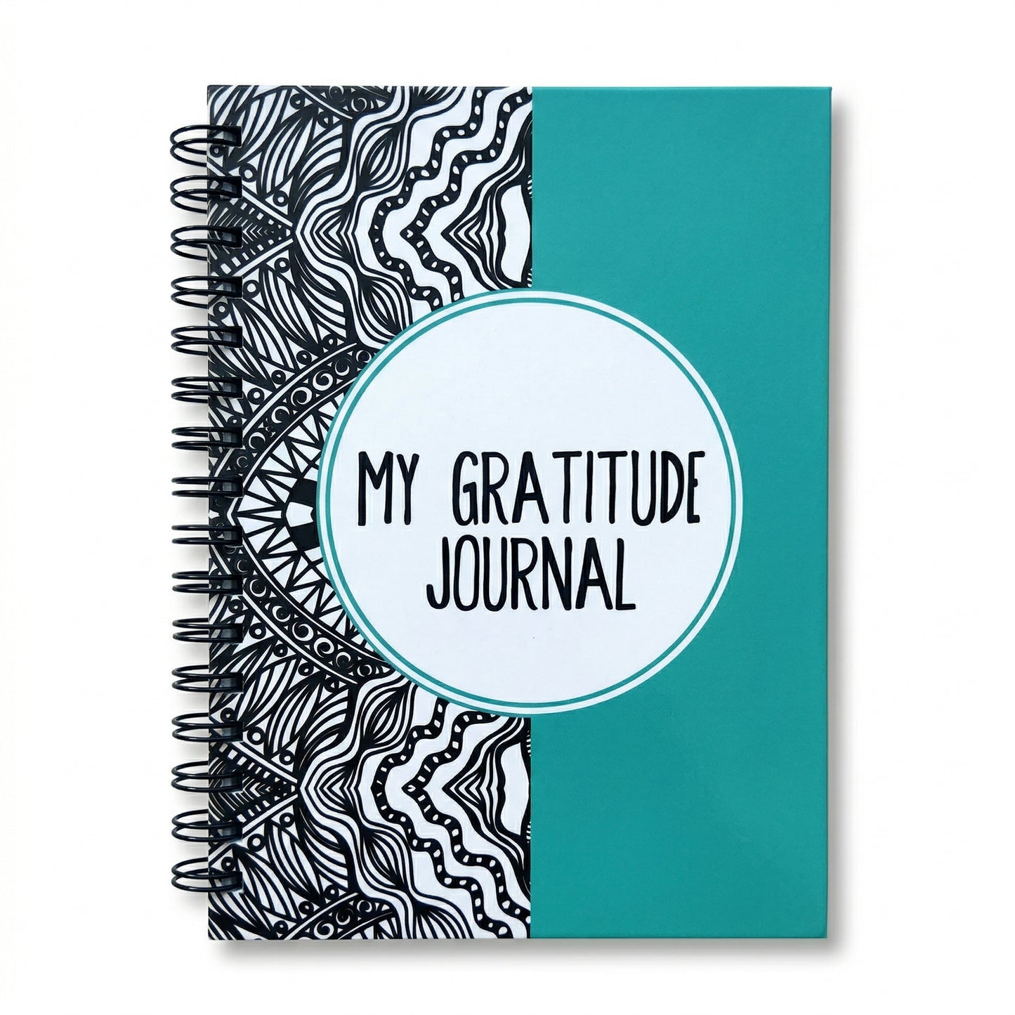 Gratitude Journal Teal Notebook