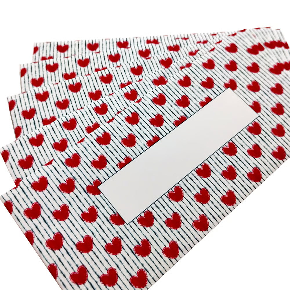 Pack of 5 Hearts Envelopes