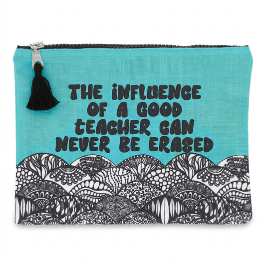 A Truly Inspirational Teacher Teal Zipper
