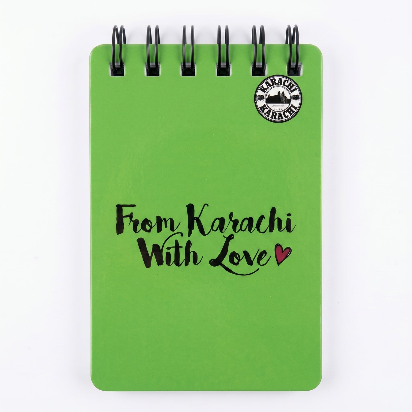 From Karachi With Love Green Notepad