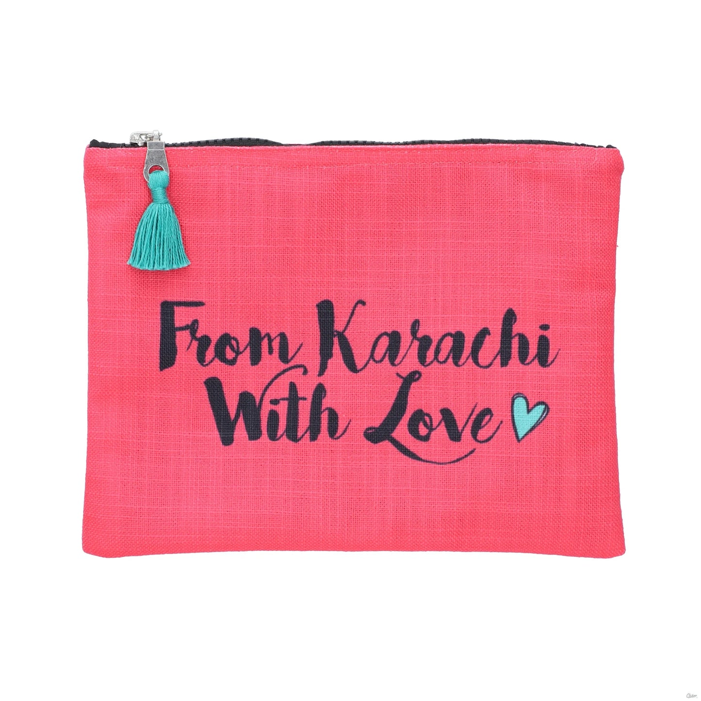 From Karachi With Love Zipper Pink