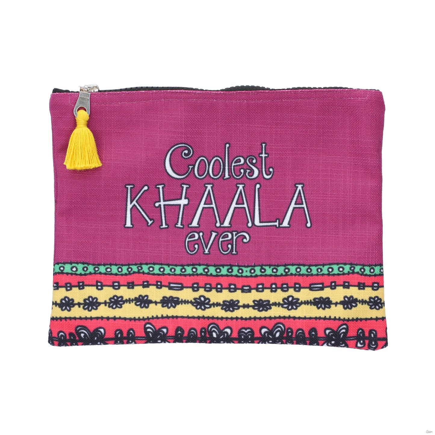 Coolest Khala Ever zipper Bag purple