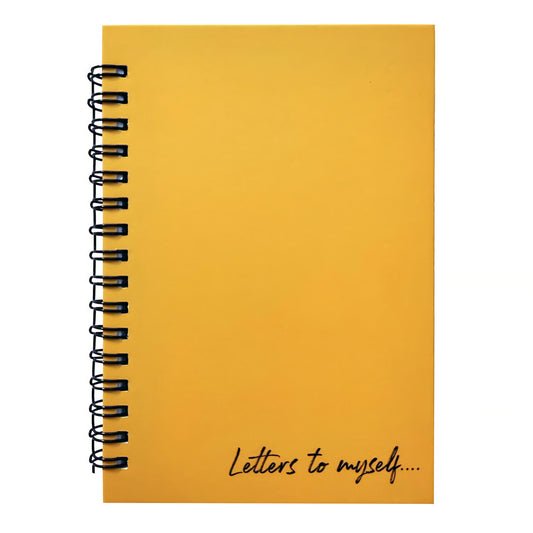 Letters To Myself Yellow Notebook