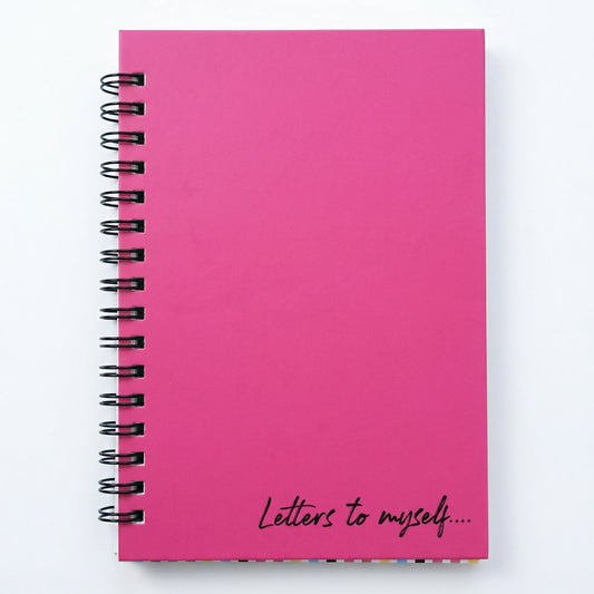 Letters To Myself Pink Notebook