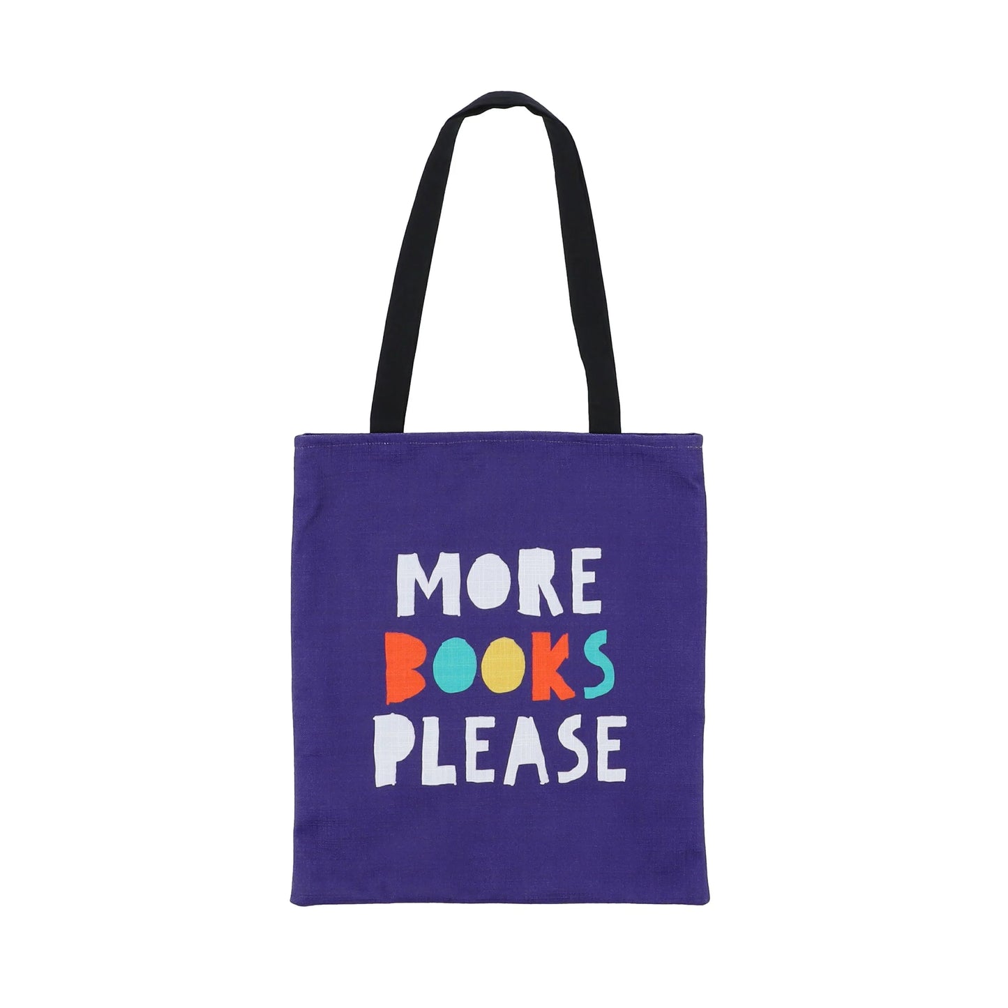 More Books Please Blue Totebag
