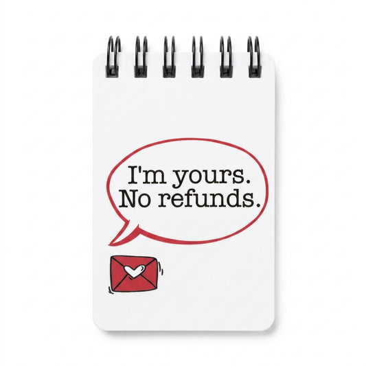 I'm Yours No Refunds Notepad
