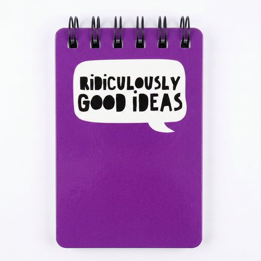 Ridiculously Good Ideas Purple Notepad