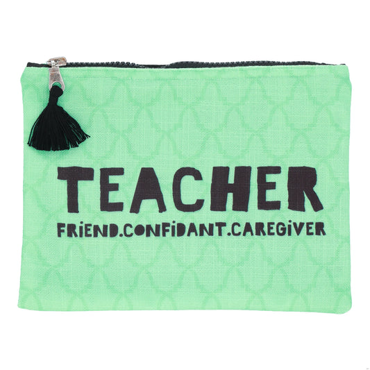 Teachers Green Zipper