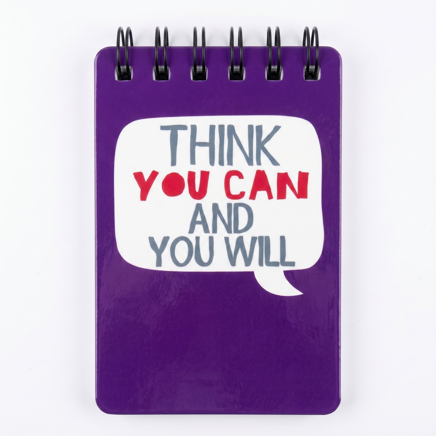 Think You Can And You Will Purple Notepad